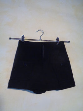 Short noir 60's T.8 ans