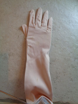 Gants mi-longs roses 60's