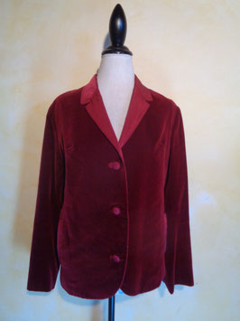 Veste velours bordeau 70's T.38