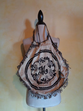 Sac brodé 19ème