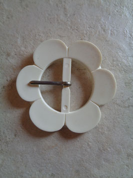 Boucle de ceinture fleur 70's