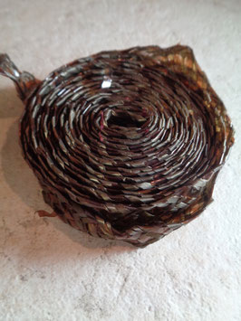Ruban tresse marron 60's