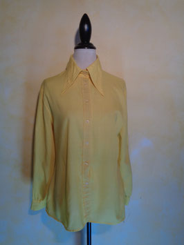 Chemise jaune 70's T.40