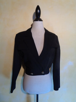 Blazer noir 80's T.36