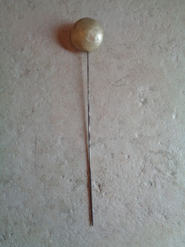Epingle à chapeau cercle nacré