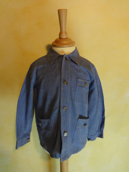 Chemise jean 60's T.7 ans