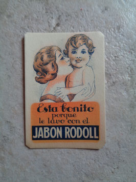 Carte publicitaire Jabon Rodoll 60's