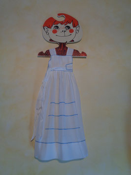 Robe blanche chic 50's T.2 ans