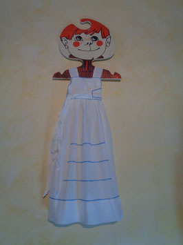 Robe blanche chic 50's T.2 ans