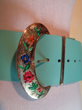 Ceinture turquoise 70's