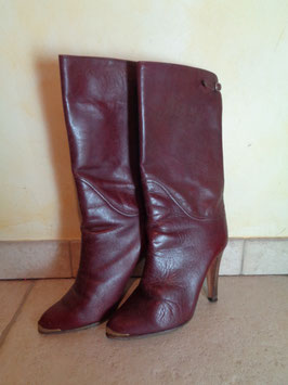 Bottes cuir 70's P.39
