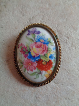 Broche porcelaine Limoges
