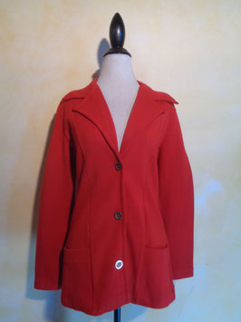 Veste jersey rouge 70's T.40