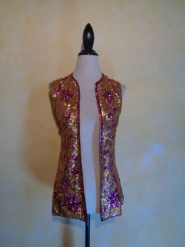 Gilet sequins 70's T.36