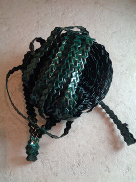 Ruban tressé vert