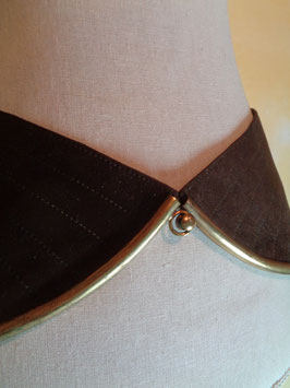 Ceinture cuir et suédine
