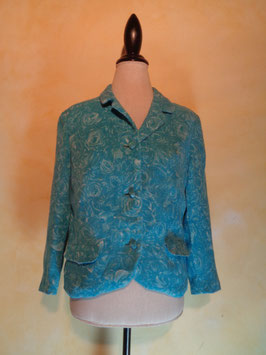 Veste fleurie 60's T.38