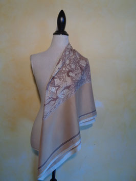 Foulard scène japonaise