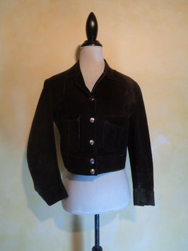 Blouson peau 90's T.38