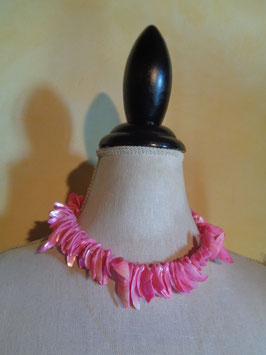 Collier corail rose
