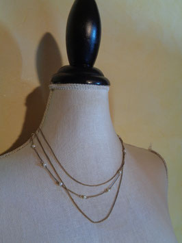 Triple rang perles 50's