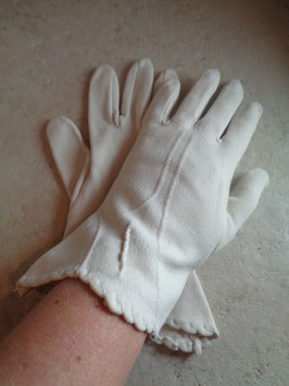 Gants blancs 40's