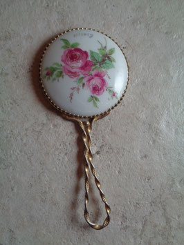 Miroir à main porcelaine