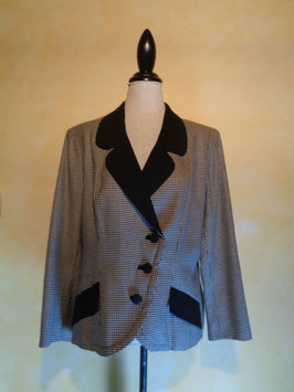 Veste pied de poule 80's T.40