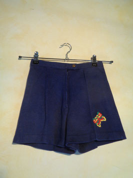 Short bleu 60's T.8 10 et 14 ans