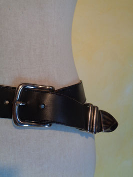 Ceinture cuir noir