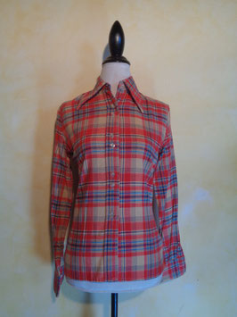 Chemise carreaux 70's T.36