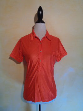 Polo rouge 70's T.38