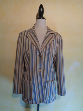 Veste rayée 70's T.40