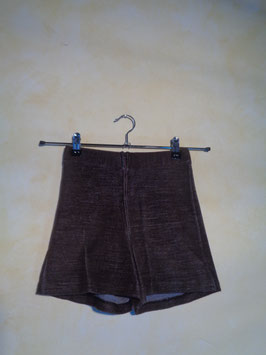 Short marron 70's T.6 ans