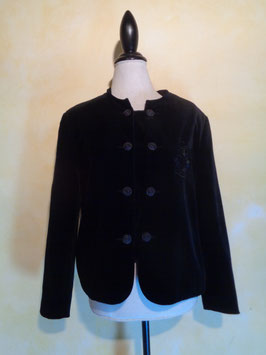 Veste velours noir 80's T.42