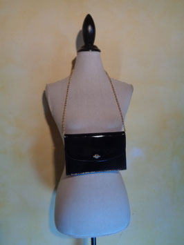 Pochette cuir verni 60's