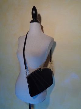 Pochette daim et cuir 80's