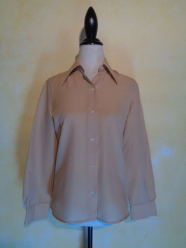 Chemise beige 70's T.38