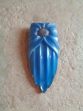 Clip de corsage bleu 40's