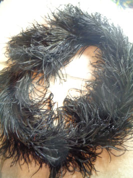 Plume d'autruche ronde
