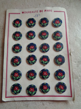 Planche de boutons 40's