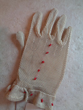 Gants à pois 50's