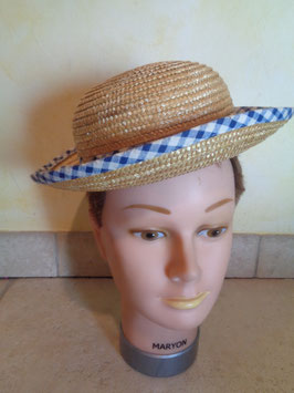 Chapeau paille vichy