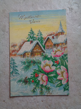 Carte voeux 70's