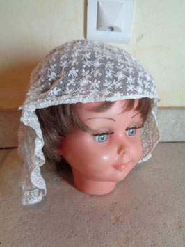 Bonnet dentelle 1900
