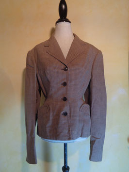 Veste à carreaux 70's T.40