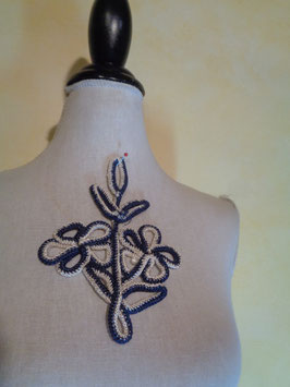 Appliqué floral 40's