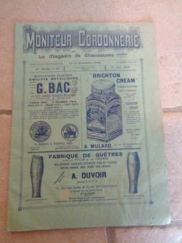 Magazine le moniteur de la cordonnerie 1906