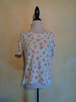 T shirt Power Flower 70's T.38