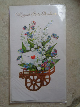 Carte postale muguet 80's